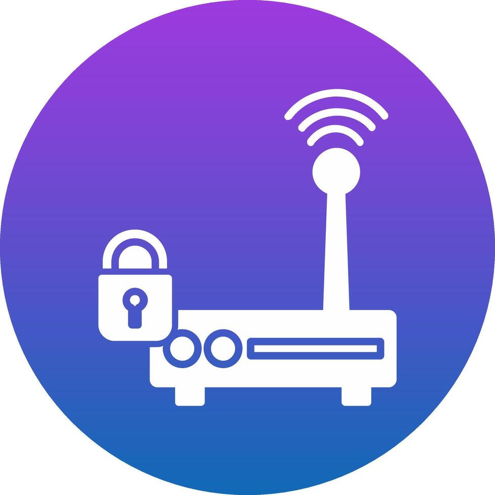 Router Icon Design Symbol vector