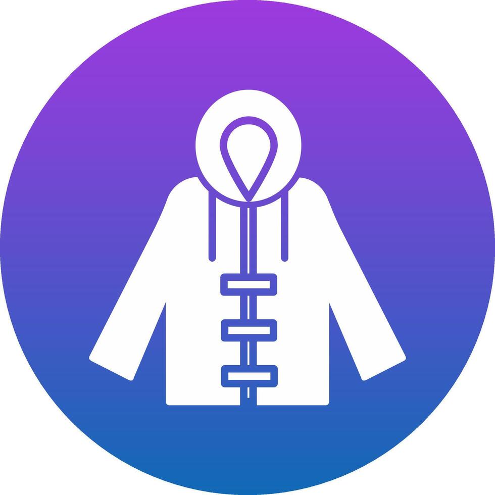 Raincoat Icon Design Symbol vector