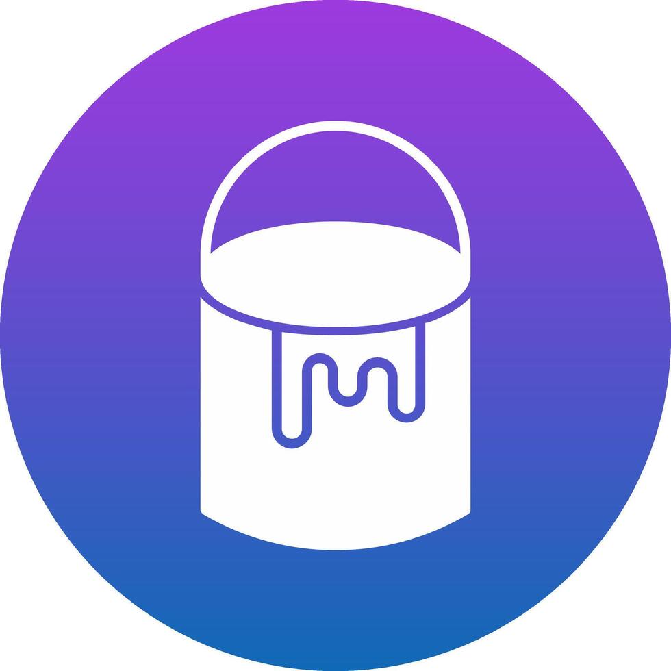Paint Bucket Icon Design Symbol vector