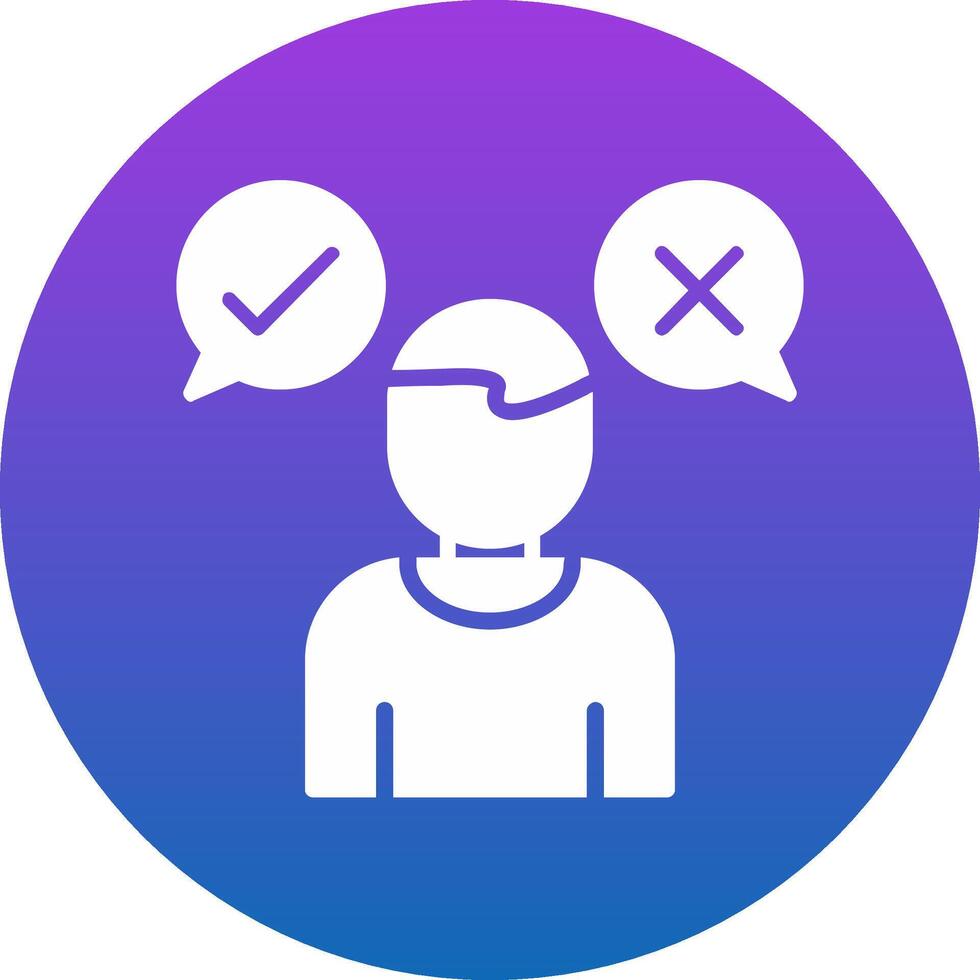 Decision Marker Icon Design Symbol vector