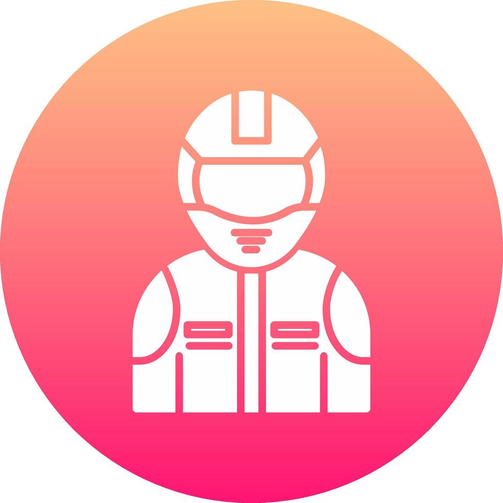 Racer Icon Design Symbol vector