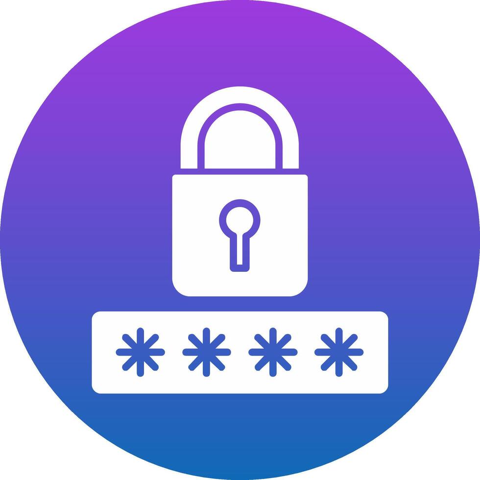 Locked Icon Design Symbol vector