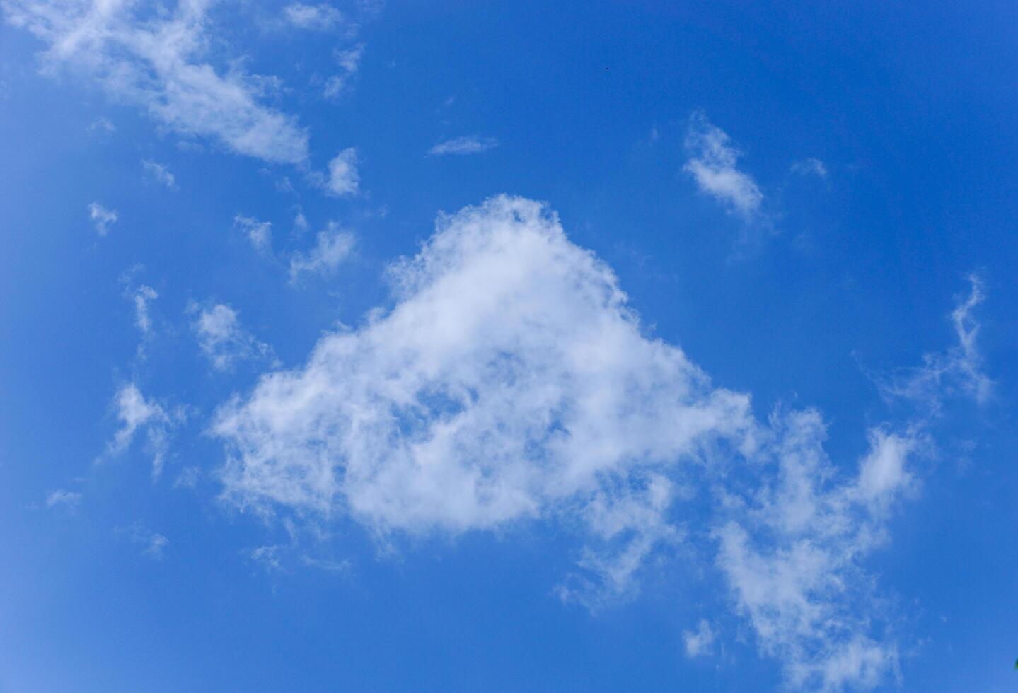 view of Blue sky background with clouds photo