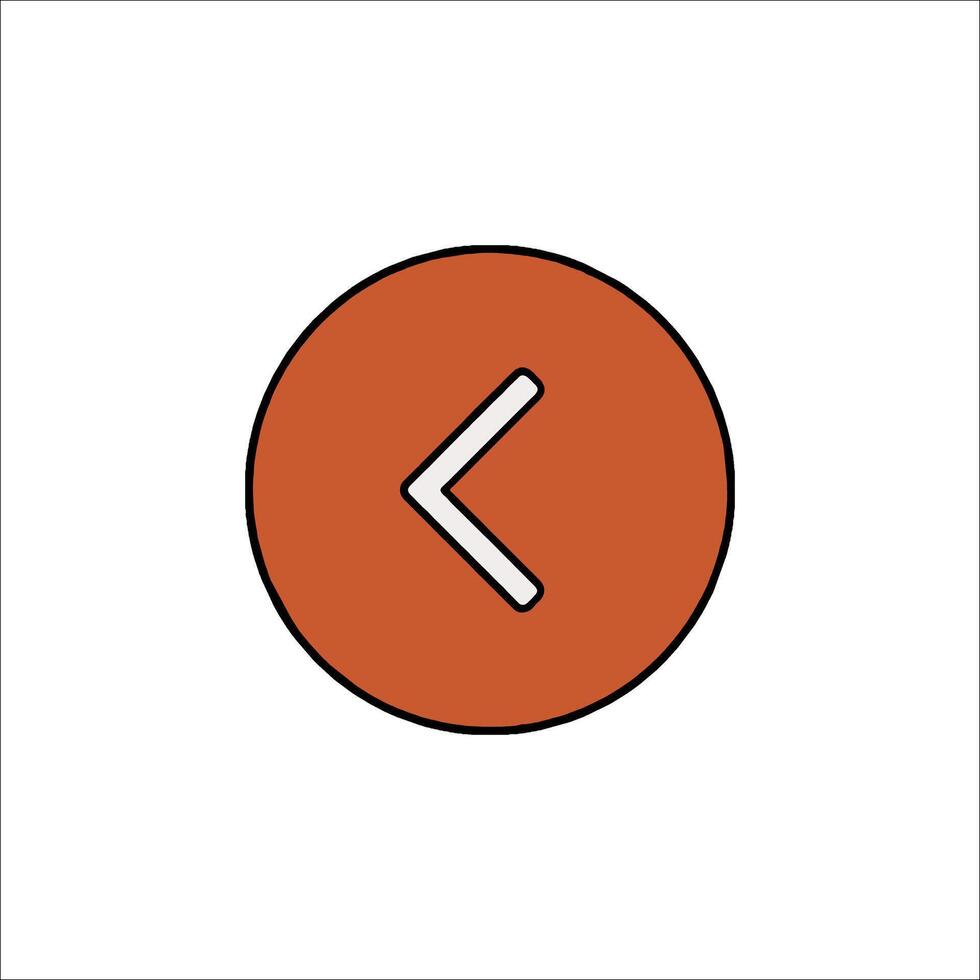 A red circle with an arrow pointing to the right vector