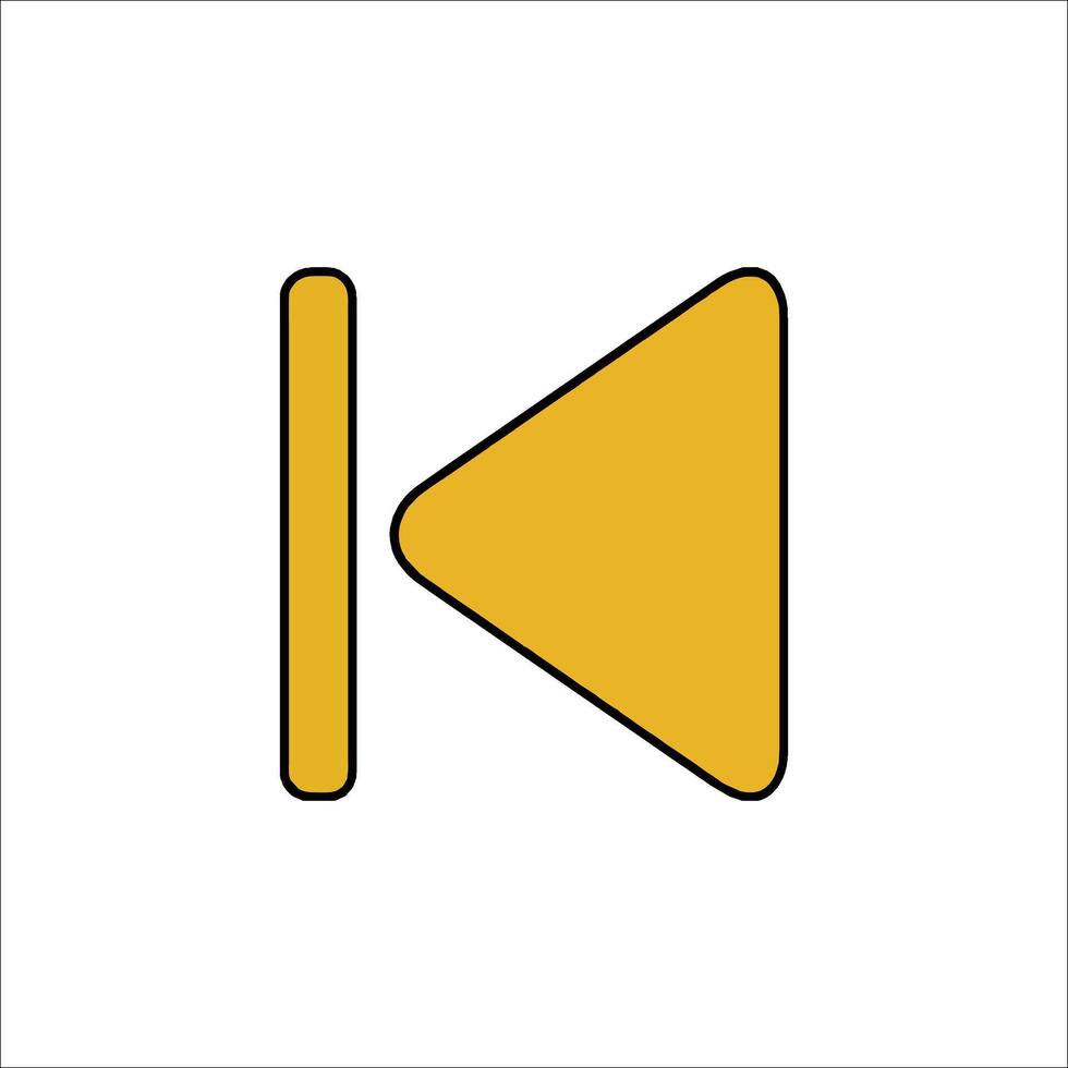 Play button icon illustration vector