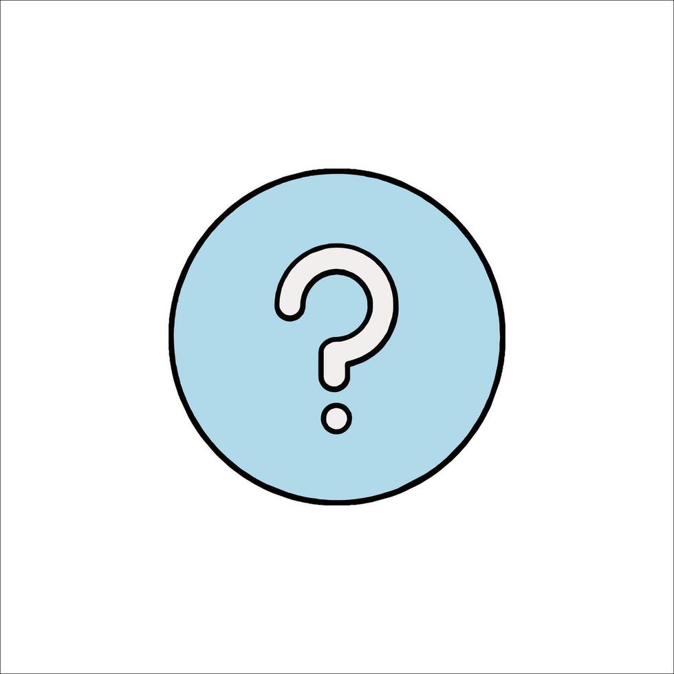 Question mark icon illustration vector