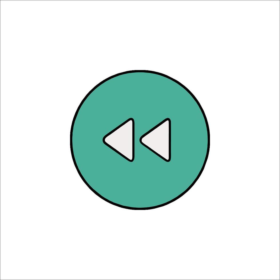 Play button icon illustration vector
