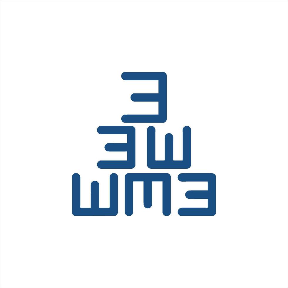 The logo for ewe, a company that makes a variety of products vector