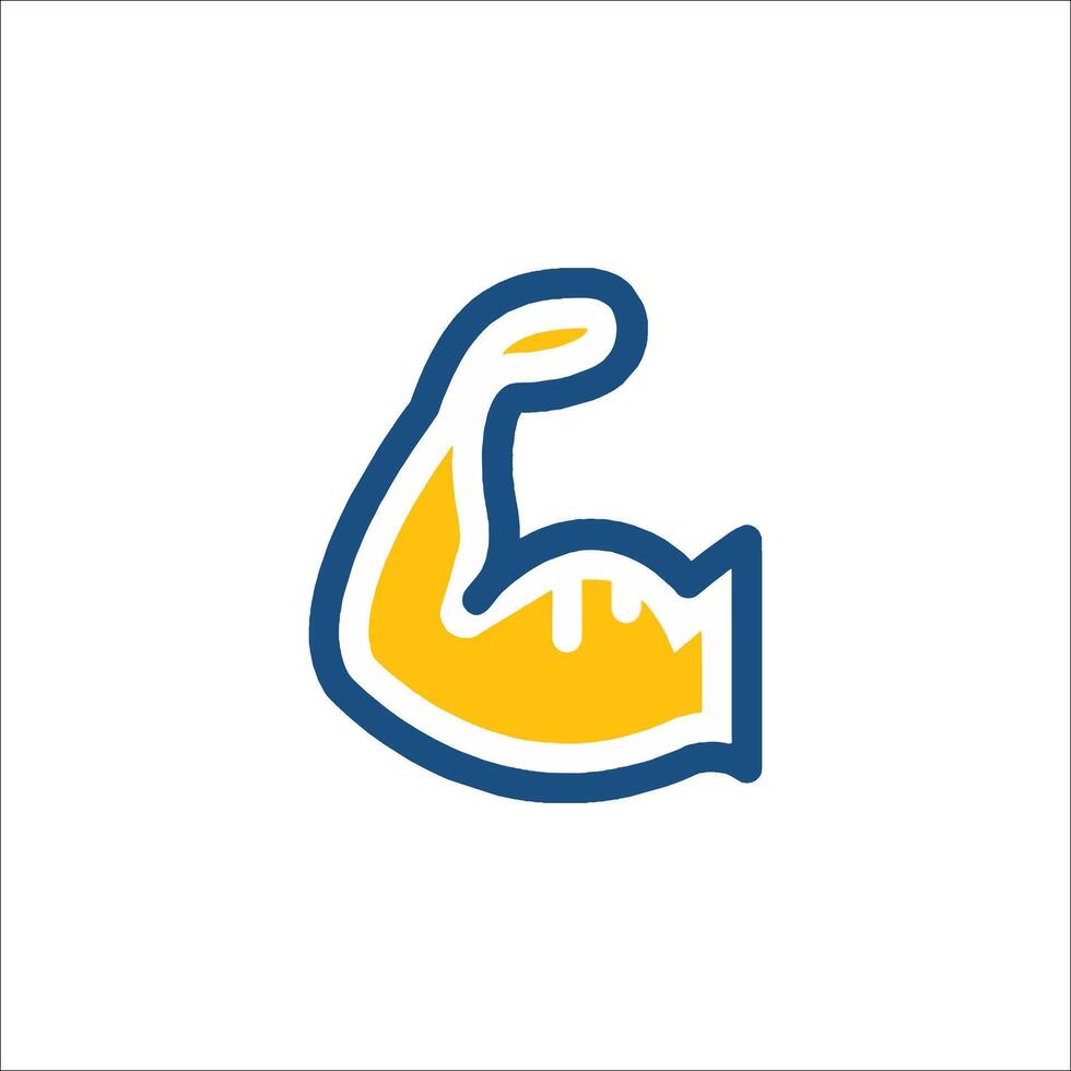 A hand holding a fist logo vector