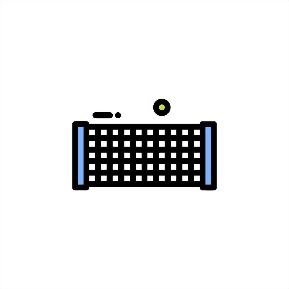 Tennis net icon illustration vector