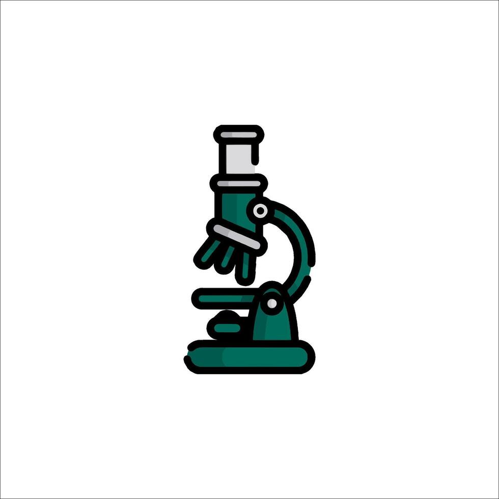 Microscope icon illustration vector