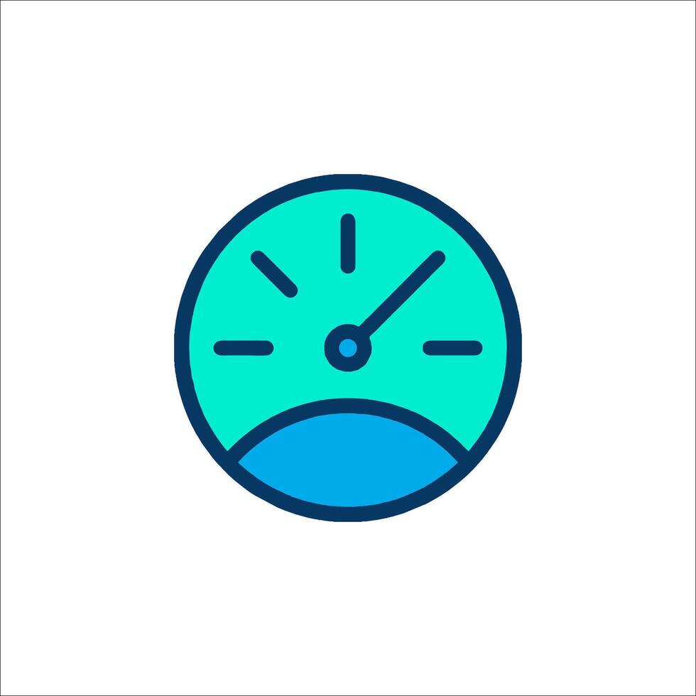 Speedometer icon illustration vector