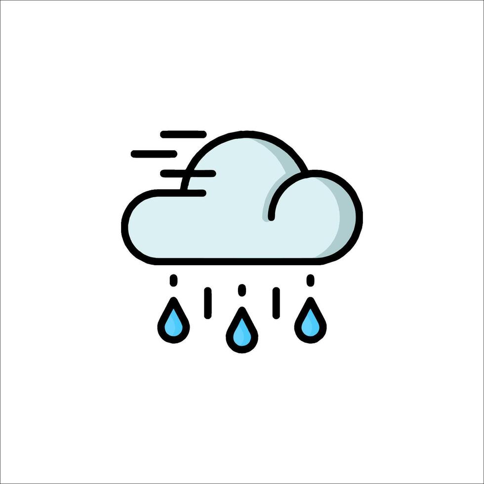 Rain cloud icon, weather forecast, weather forecast, weather forecast icon, weather forecast icon, weather vector