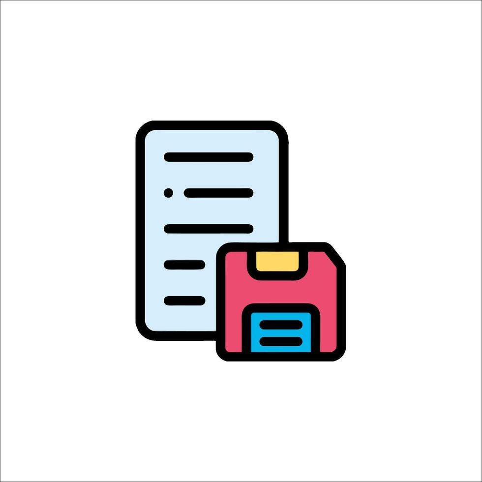 A file folder icon on a white background vector