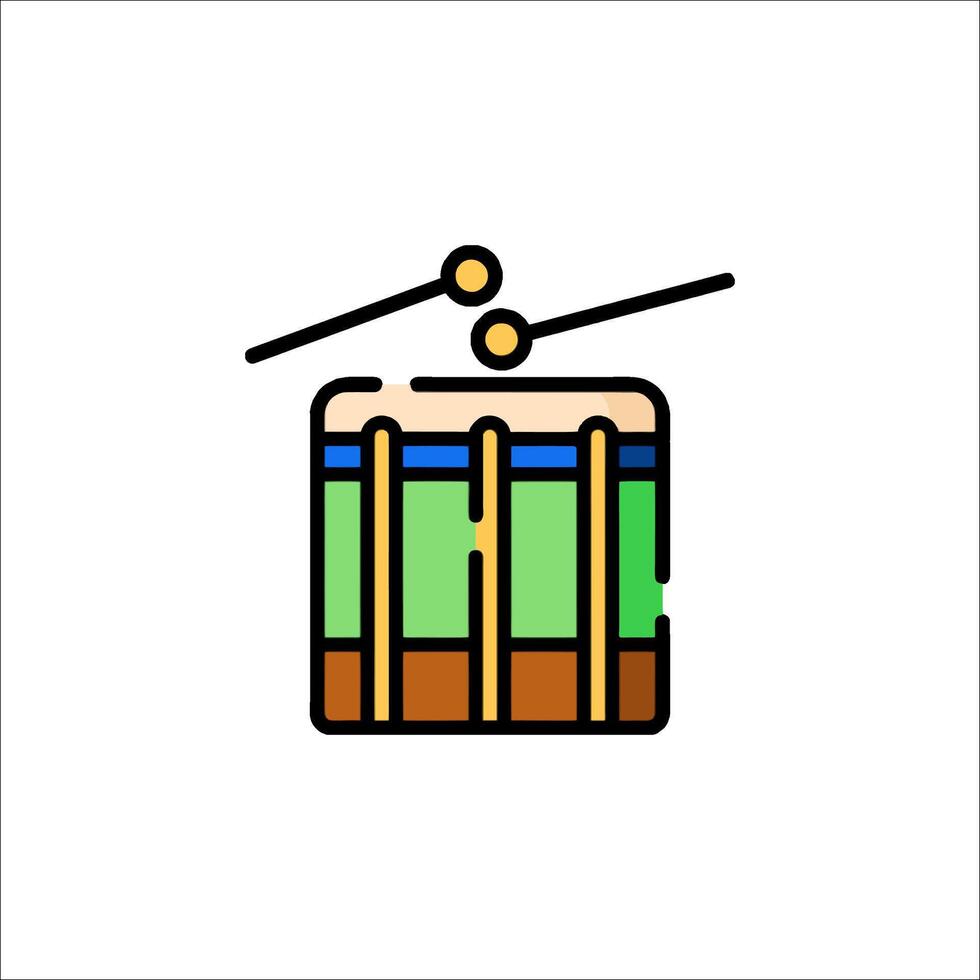 Drum icon, drum line icon, drum line icon, drum line icon, drum line icon vector