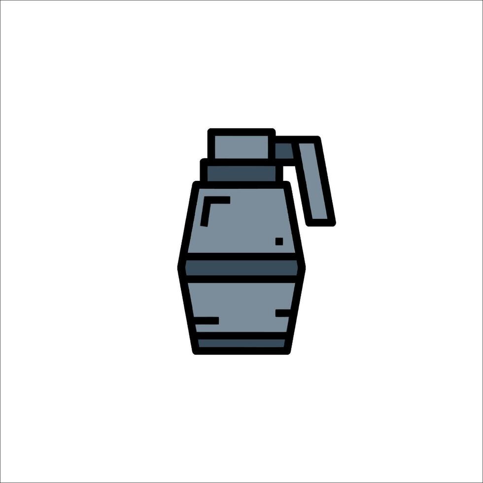 A can of soda on a white background vector