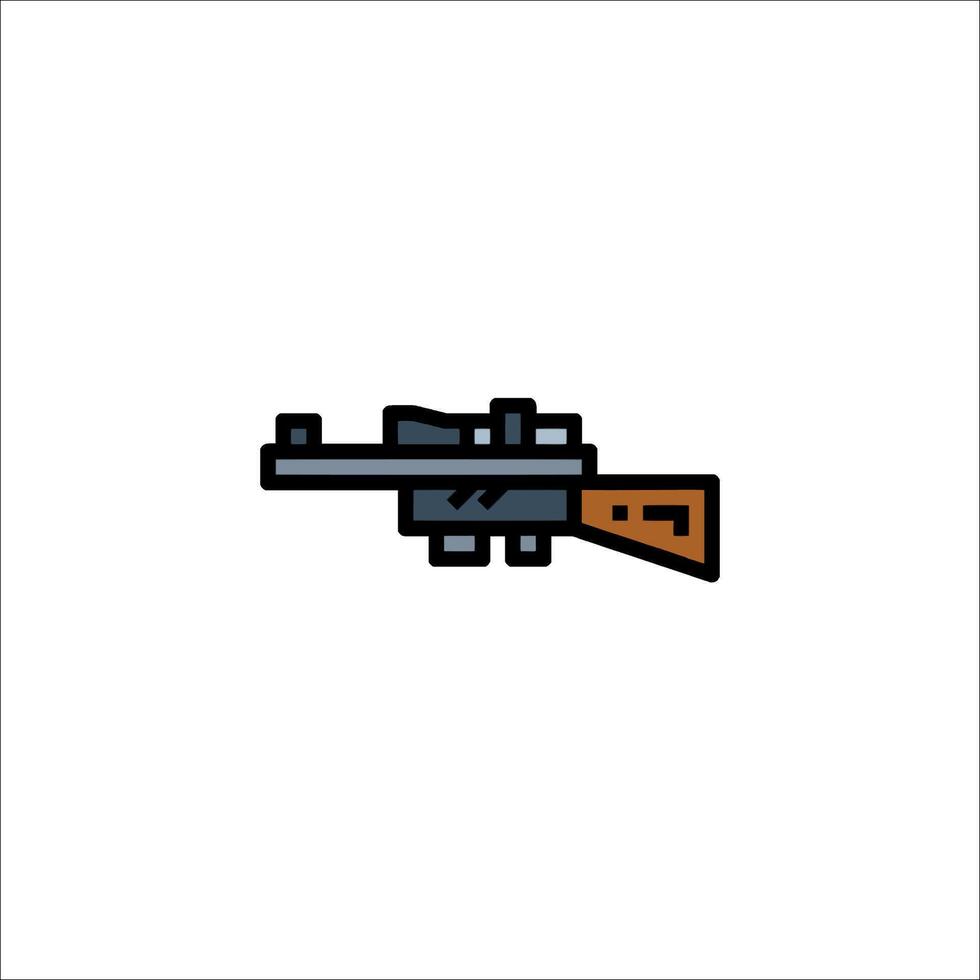 A gun icon on a white background vector