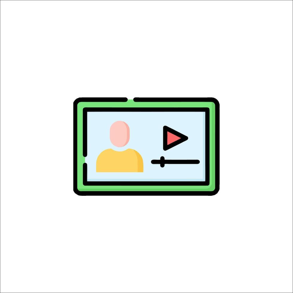 player icon illustration vector