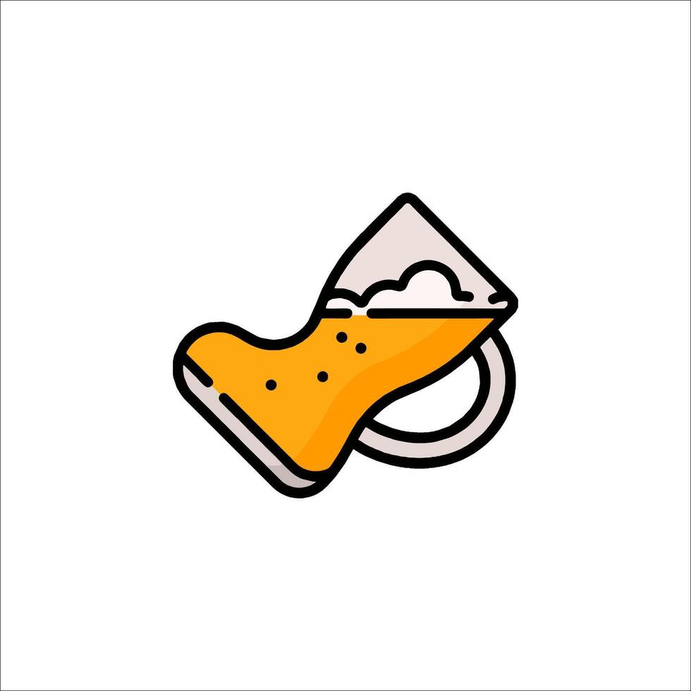 Beer mug icon illustration vector