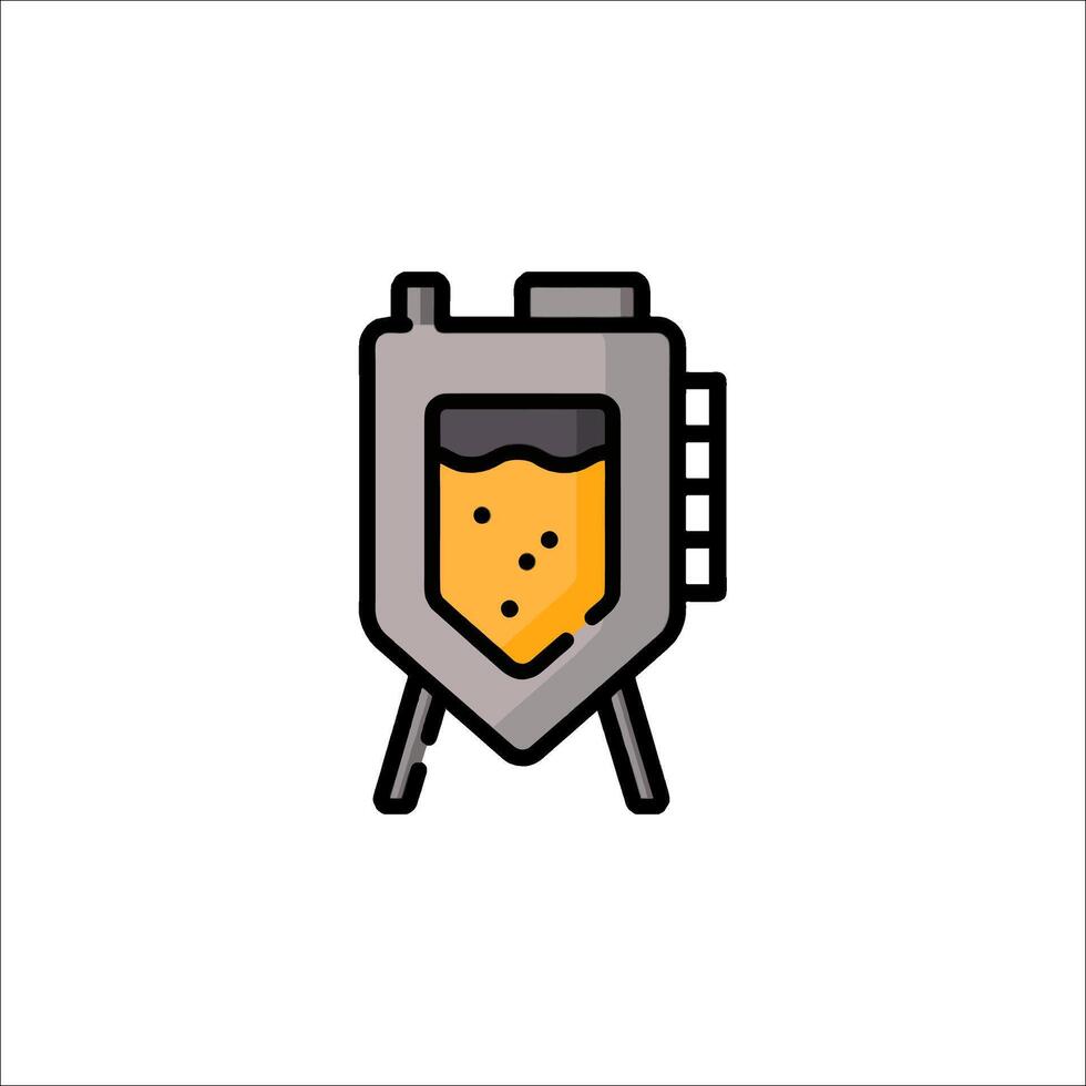 A beer tank icon on a white background vector