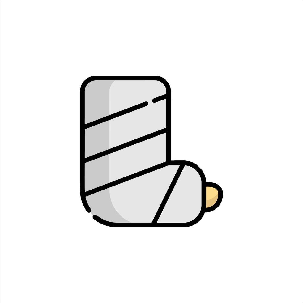 A bandage on a white background vector