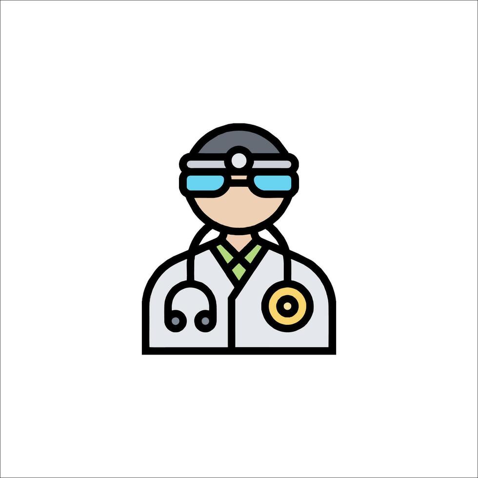 Doctor icon, illustration vector