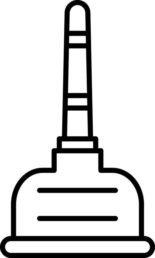 Plunger Icon Design Symbol vector