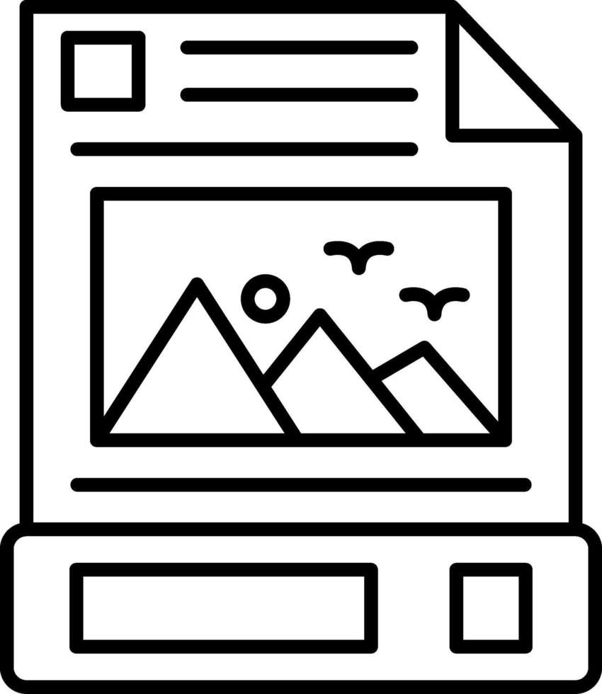 Image File Icon Design Symbol vector