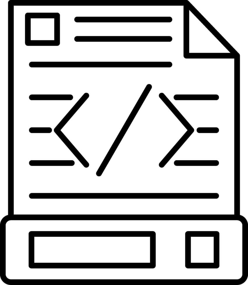 Document Icon Design Symbol vector