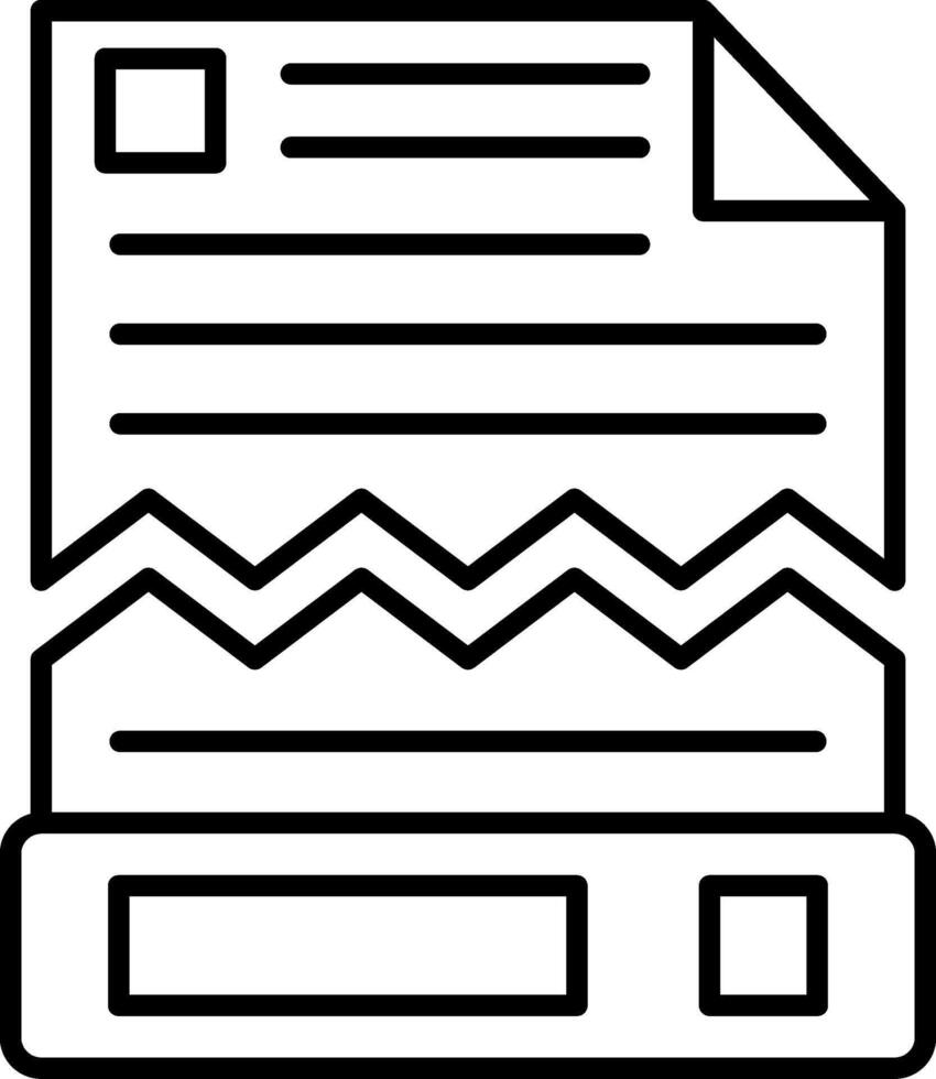 Ripped Icon Design Symbol vector