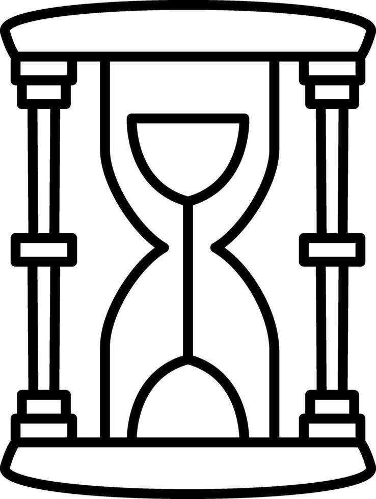 Hourglass Icon Design Symbol vector