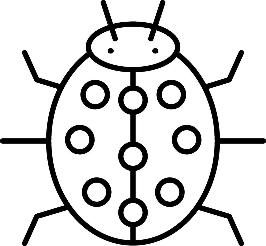 Bug Icon Design Symbol vector