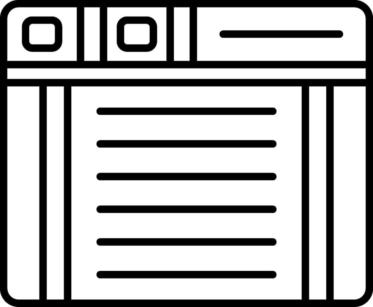 Web Browser Icon Design Symbol vector