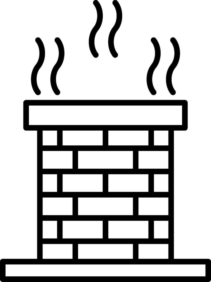Chimney Icon Design Symbol vector