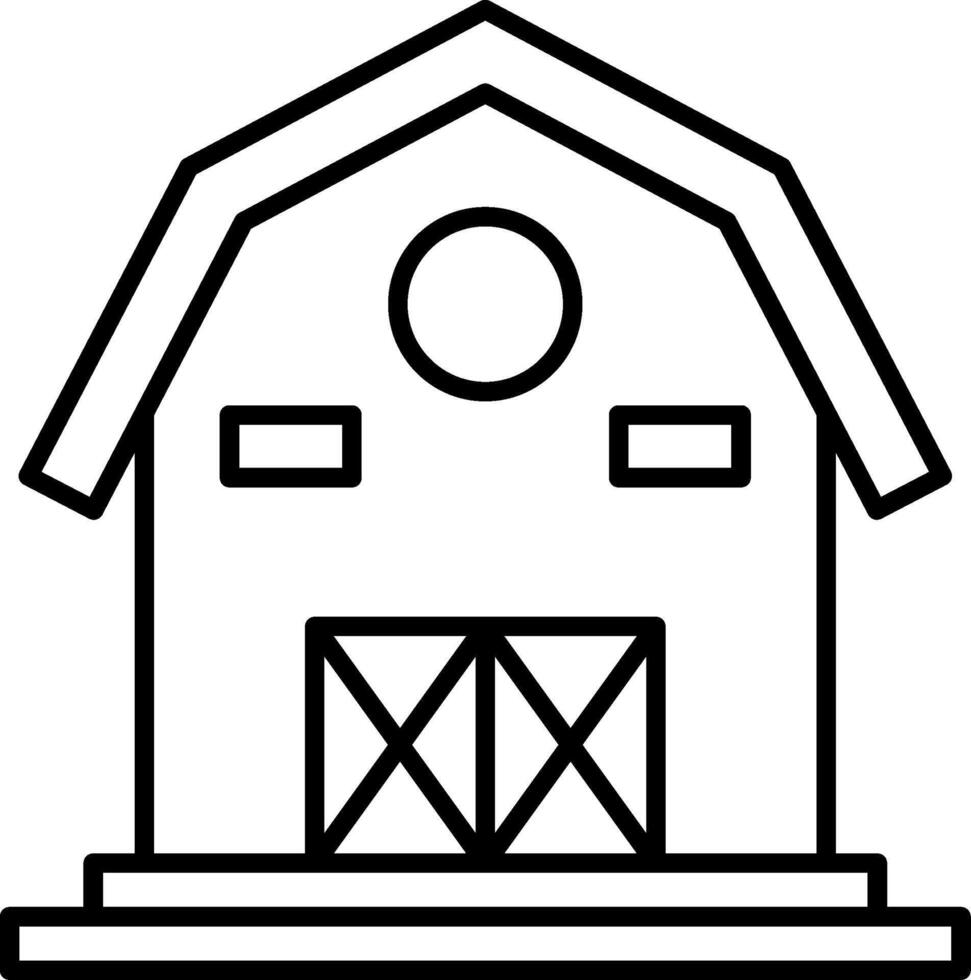 Barn Icon Design Symbol vector
