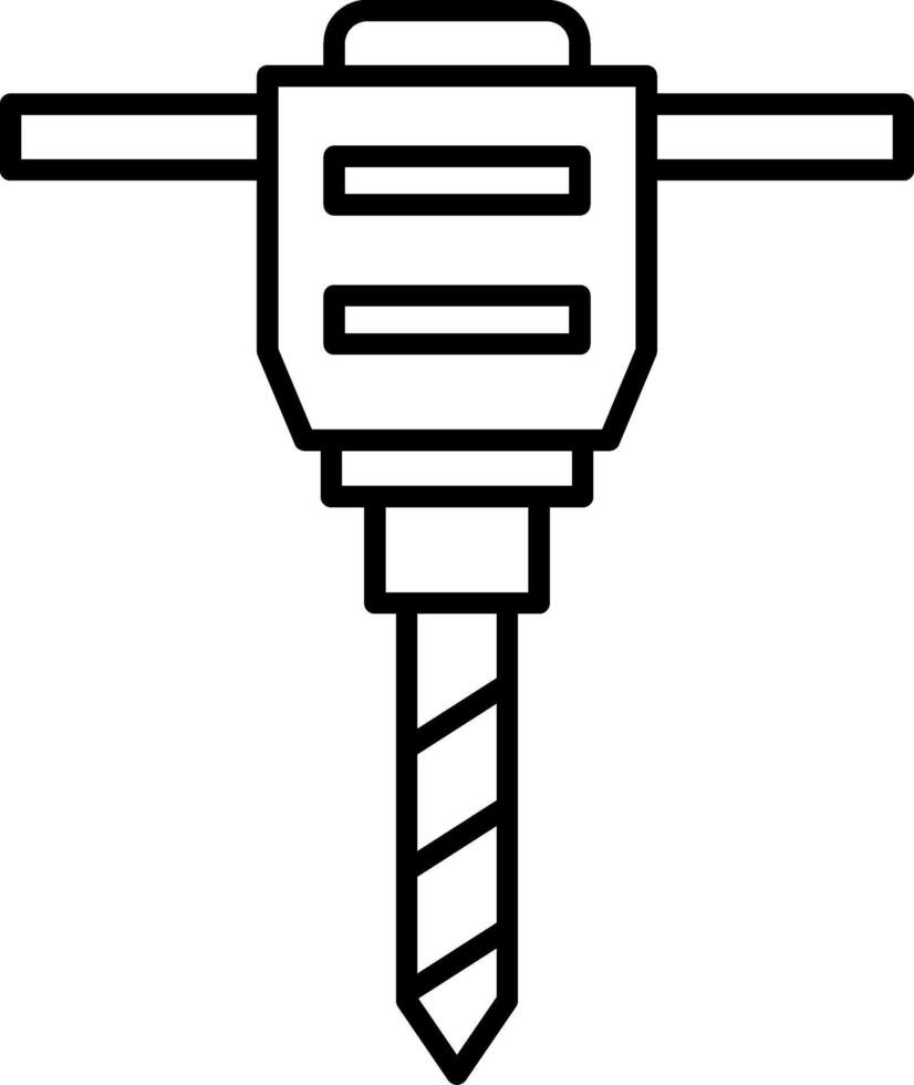 Jackhammer Icon Design Symbol vector