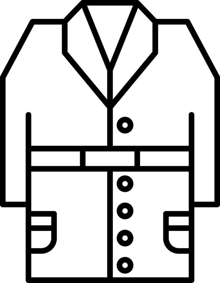 Coat Icon Design Symbol vector