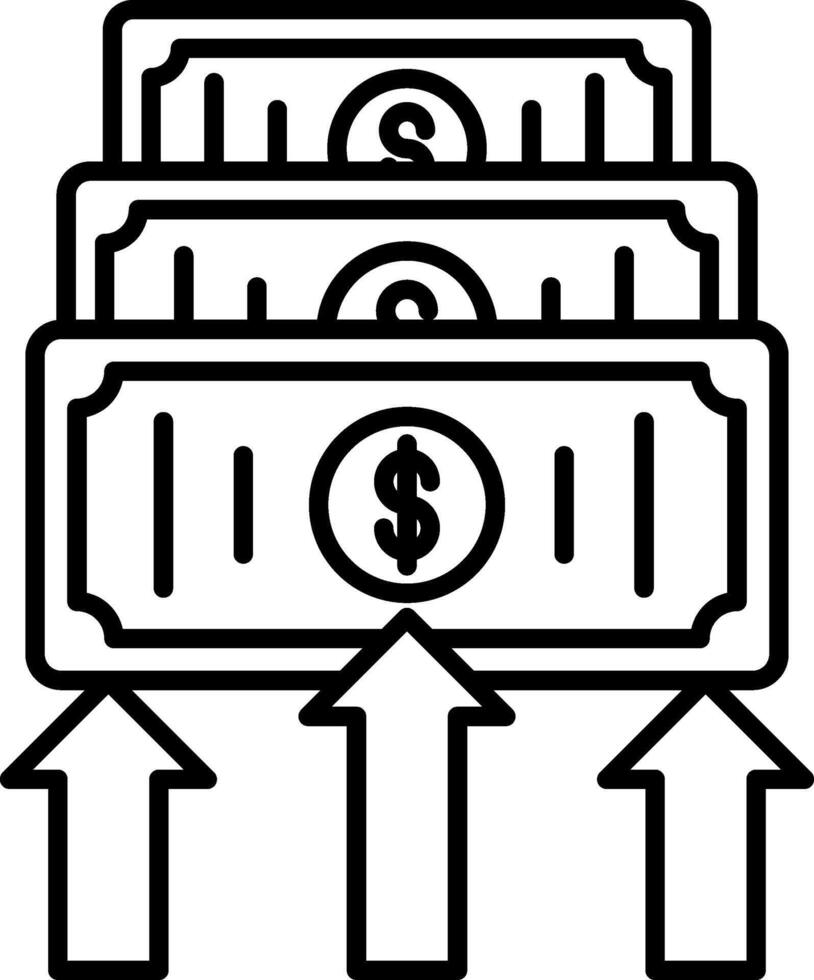 Salary Icon Design Symbol vector