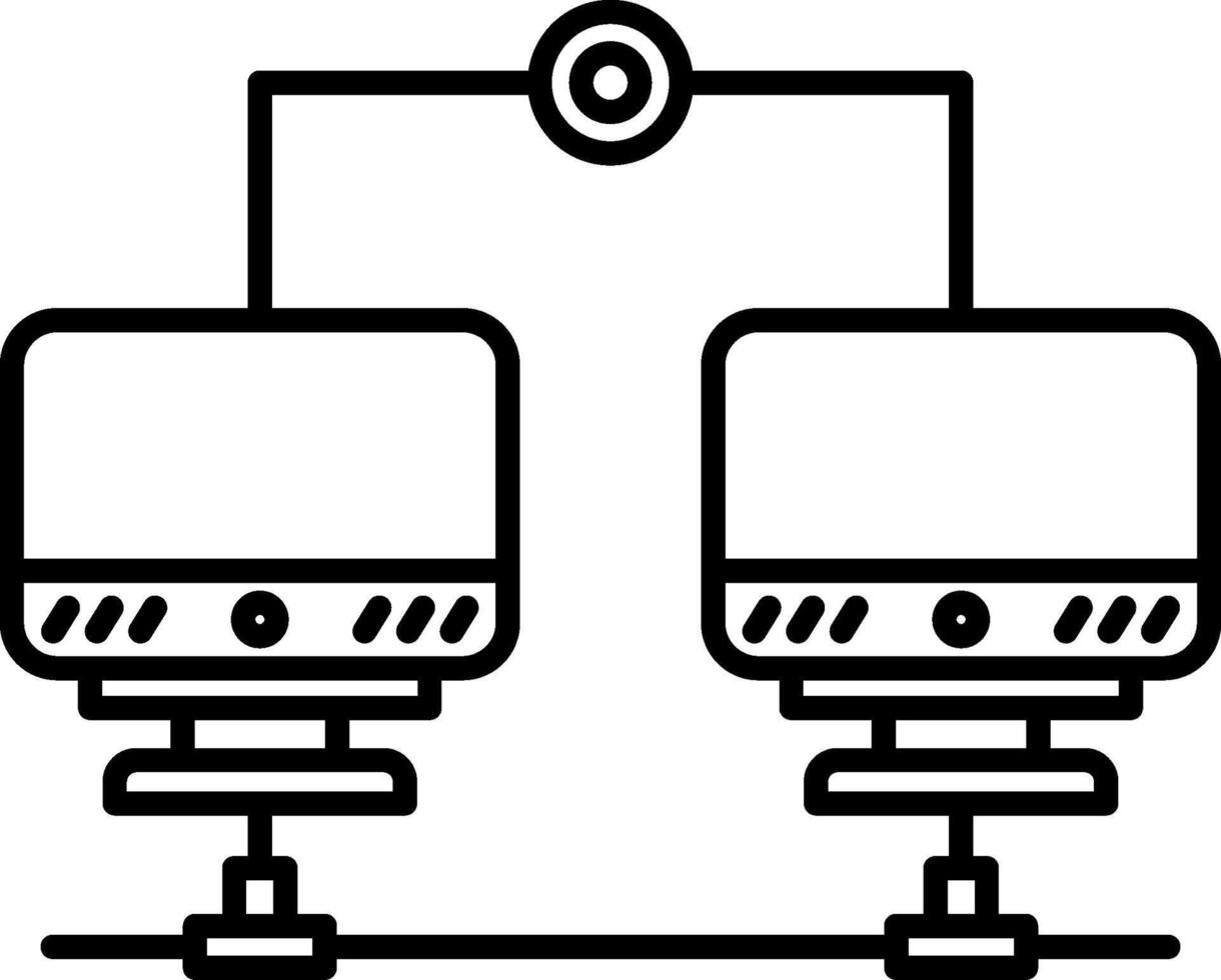 Network Icon Design Symbol vector