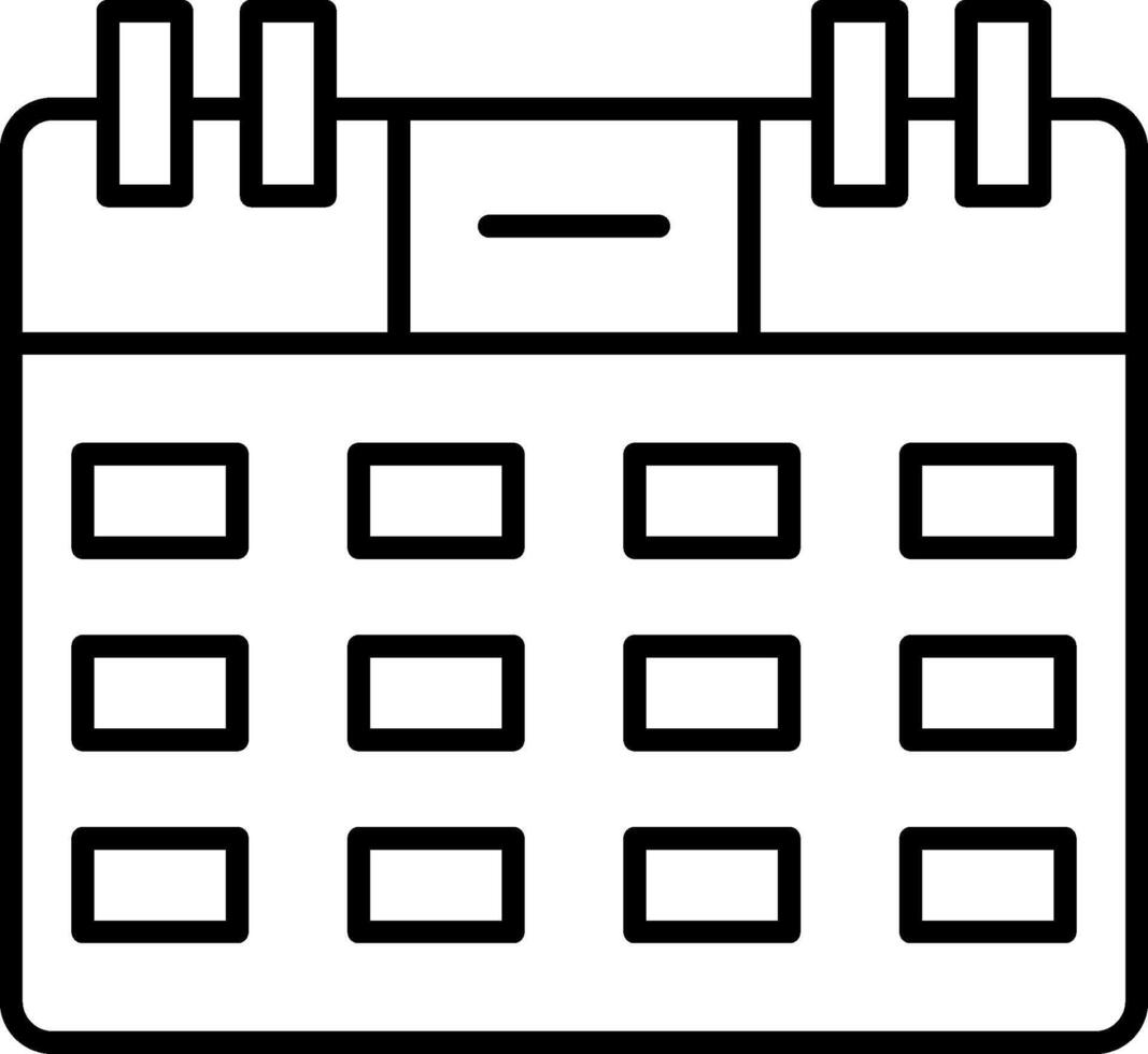 Calendar Icon Design Symbol vector
