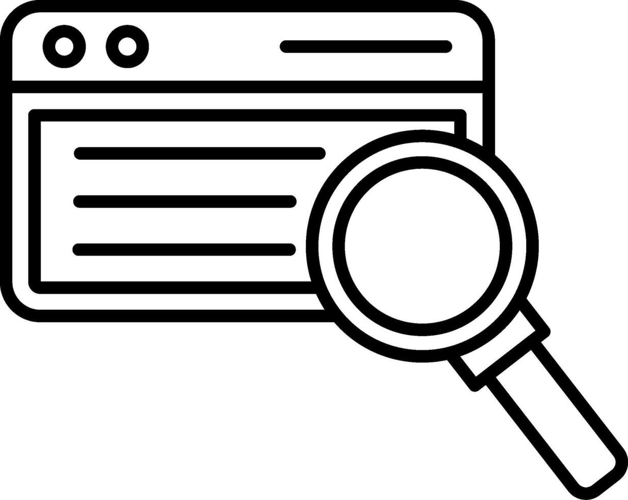 Searching Icon Design Symbol vector
