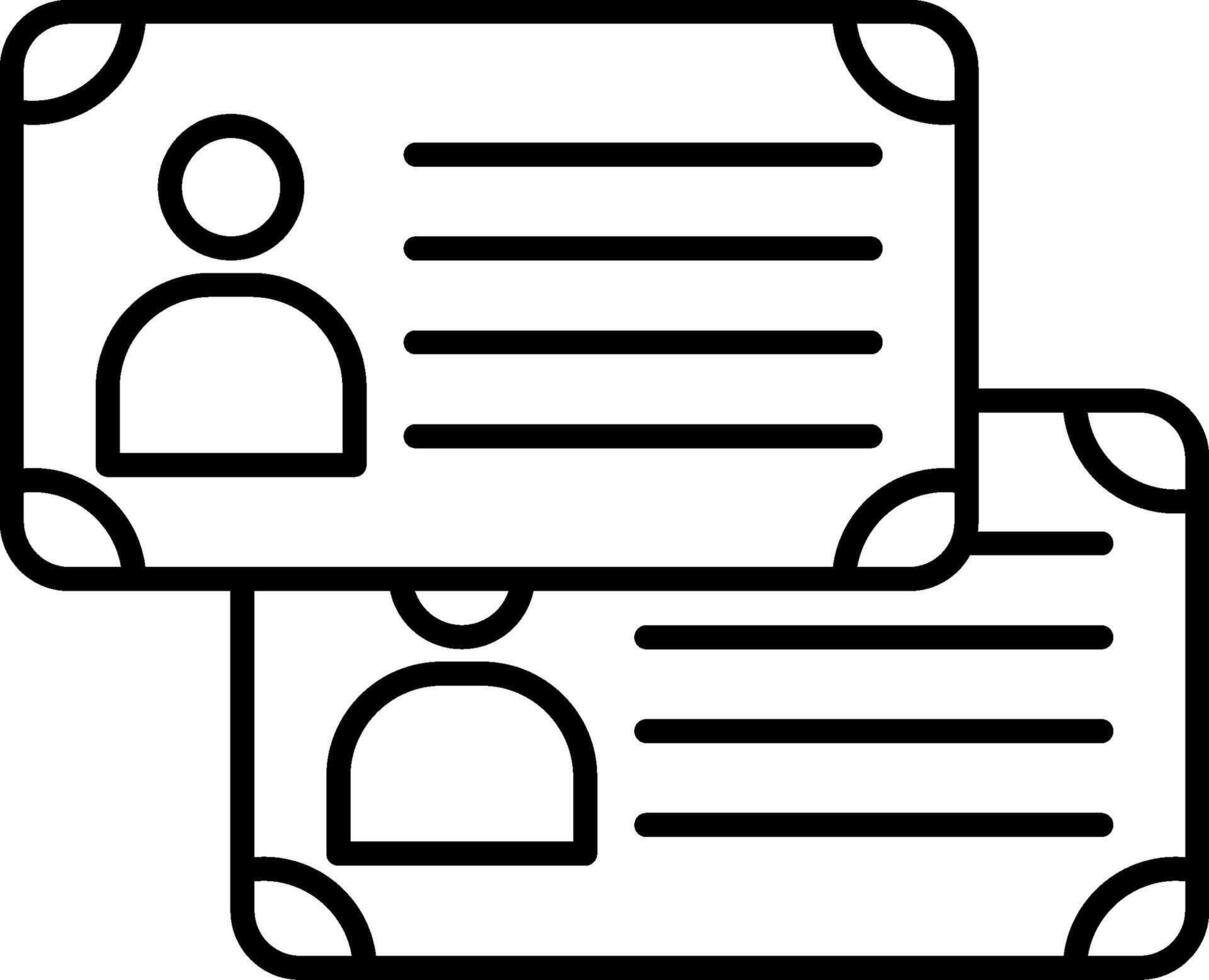 Business Cards Icon Design Symbol vector