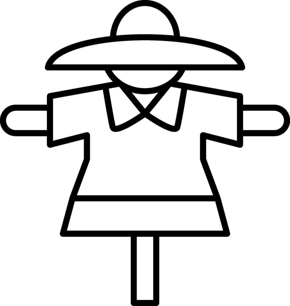Scarecrow Icon Design Symbol vector