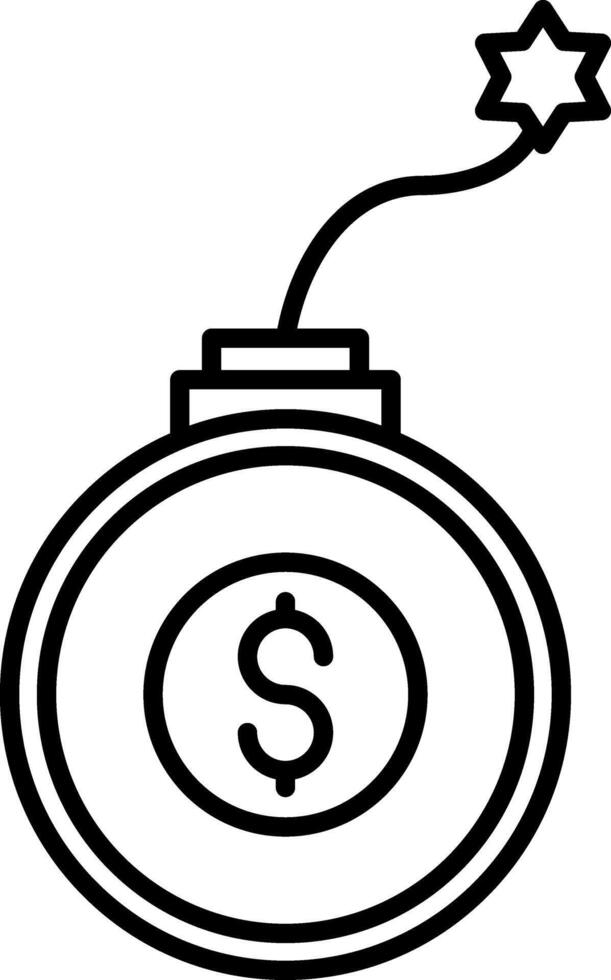 Bomb Icon Design Symbol vector