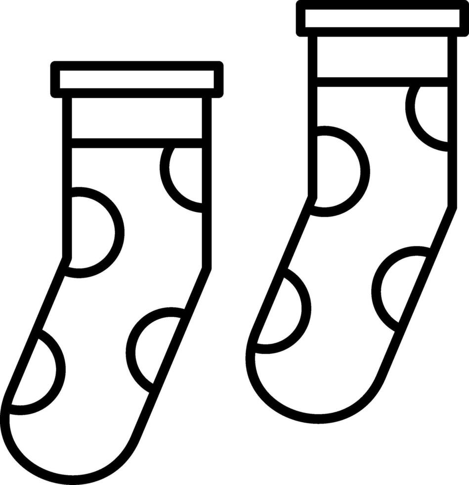 Socks Icon Design Symbol vector