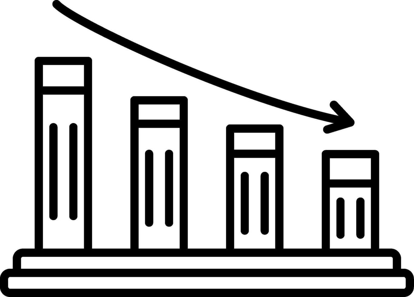 Graph Icon Design Symbol vector