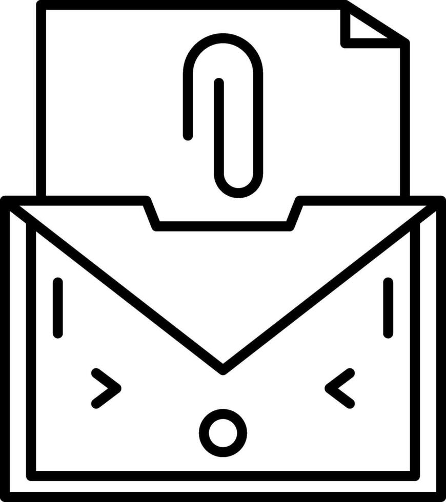 Attach Icon Design Symbol vector