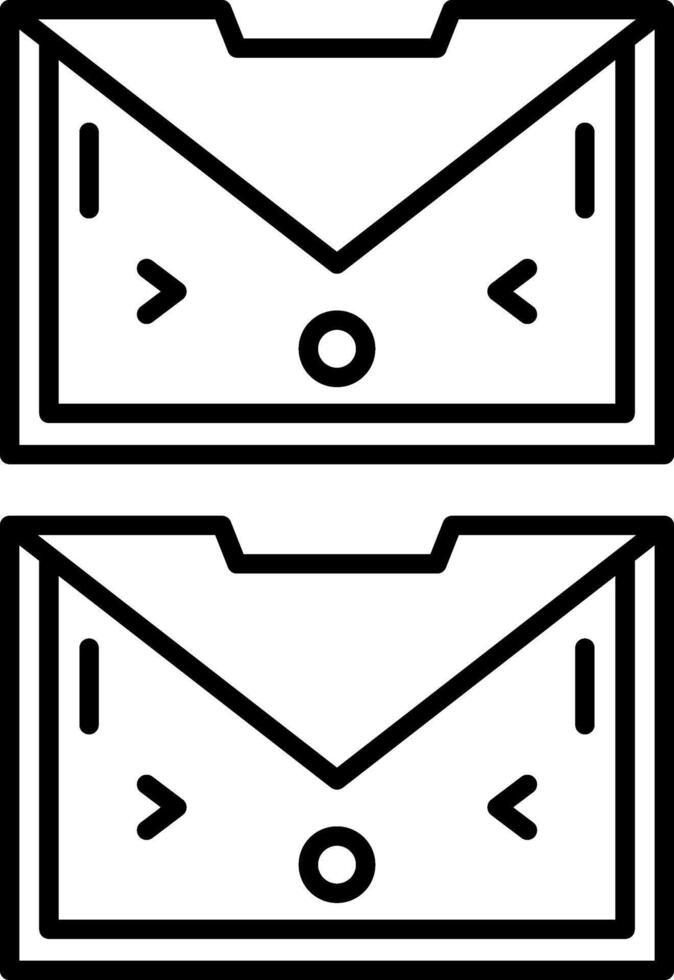 Inboxes Icon Design Symbol vector