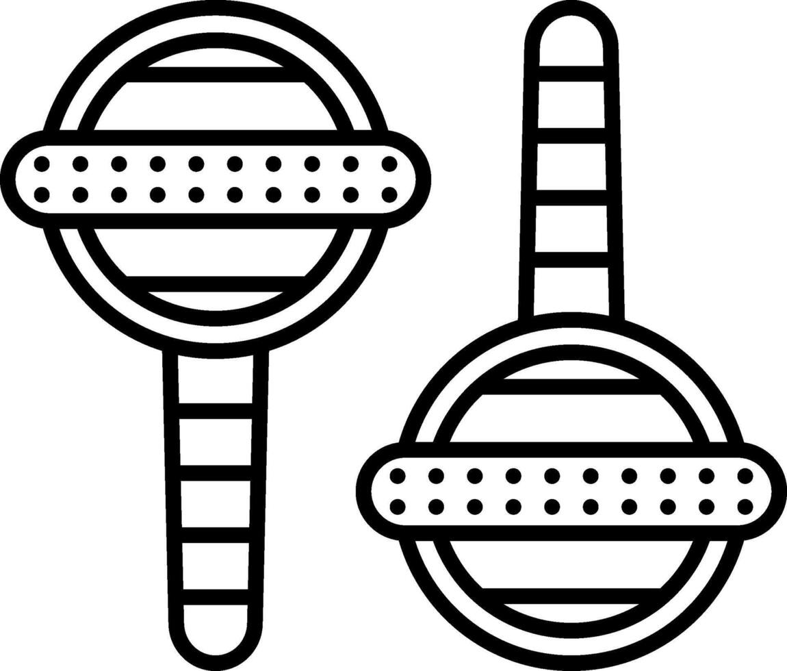 Maracas Icon Design Symbol vector