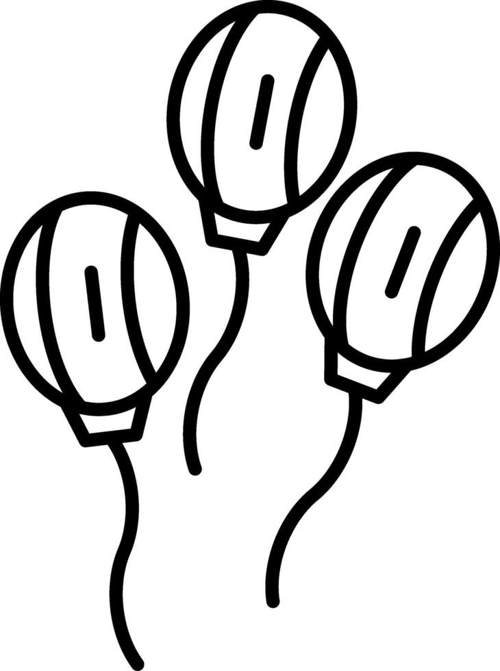 Balloons Icon Design Symbol vector